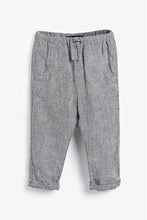 Load image into Gallery viewer, Linen Grey Blend Trousers - Allsport
