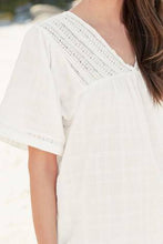 Load image into Gallery viewer, White Lace Insert Top - Allsport
