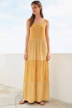 Load image into Gallery viewer, Ochre Tiered Maxi Dress - Allsport
