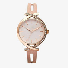 Load image into Gallery viewer, Rose Gold Tone Split Strap Watch - Allsport
