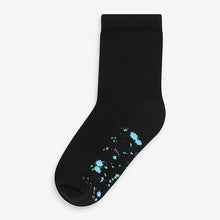 Load image into Gallery viewer, Black Spat 7 Pack Cotton Rich Socks (Older Boys)
