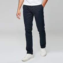 Load image into Gallery viewer, Navy Slim Fit Stretch Chinos Trouser - Allsport
