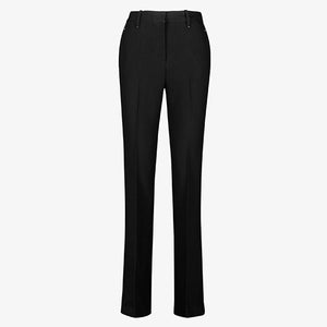Black Bootcut Tailored Elasticated Back Boot Cut Trousers