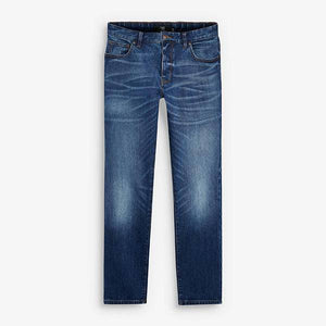 Mid Blue Slim Fit Signature Jeans - Allsport