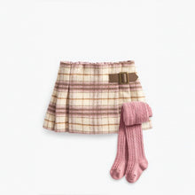 Load image into Gallery viewer, Pink Younger Girls Kilt And Tights Set (3mths-6yrs) - Allsport

