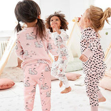 Load image into Gallery viewer, Pink/White 3 Pack Unicorn Snuggle Pyjamas (9mths-7yrs) - Allsport
