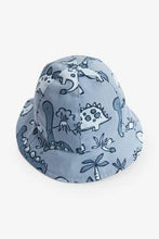 Load image into Gallery viewer, Blue Reversible Hat  (up to 18 months) - Allsport
