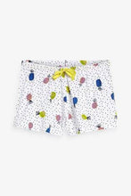 Load image into Gallery viewer, White Pineapple Print Short Set - Allsport
