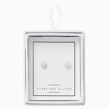 Load image into Gallery viewer, Sterling Silver Freshwater Pearl Stud Earrings - Allsport
