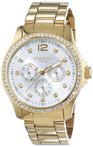 UNISEX QUARTZ ANALOG JOLIE GOLD WATCH - Allsport