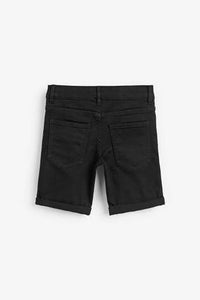 Denim Black Shorts - Allsport