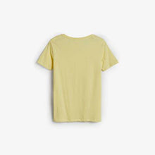 Load image into Gallery viewer, Yellow Crew Neck T-Shirt - Allsport
