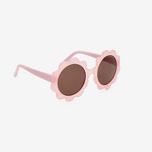 Pink Flower Sunglasses