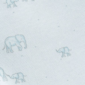 Pale Blue 4 Pack Cotton Elephant Short Sleeve Bodysuits (0mths-18mths) - Allsport