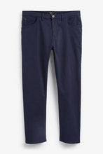 Load image into Gallery viewer, Dark Blue Slim Fit Soft Touch Jeans Style Trousers - Allsport
