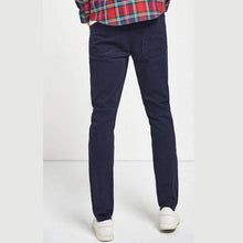 Load image into Gallery viewer, Dark Blue Slim Fit Motion Flex Soft Touch Trousers - Allsport
