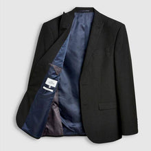 Load image into Gallery viewer, Black Two Button Suit: Jacket - Allsport
