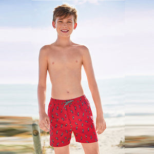 Coral Seahorse Swim Shorts (3-12yrs) - Allsport