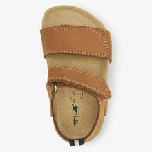 Load image into Gallery viewer, Tan Corkbed Sandals (Younger) - Allsport
