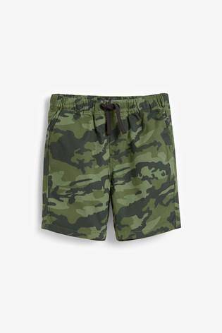 Pull-On Camouflage Shorts - Allsport