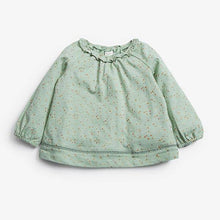 Load image into Gallery viewer, Mint Glitter Ruffle Top (3mths-6yrs) - Allsport
