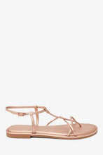 Load image into Gallery viewer, Rose Gold Forever Comfort Strappy Sandals - Allsport
