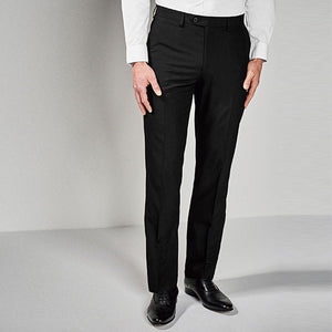 Black Regular Fit Suit: Trousers - Allsport