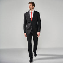Load image into Gallery viewer, Black Regular Fit Suit: Trousers - Allsport
