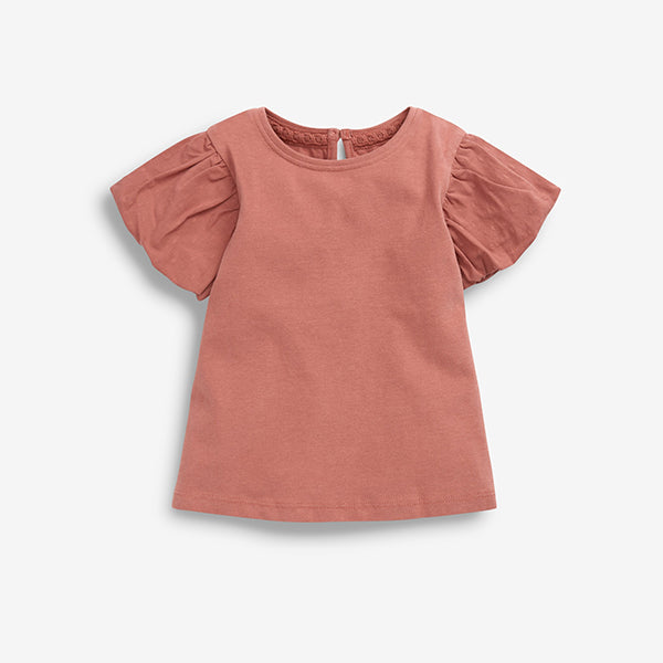 Rush Cotton Puff Sleeve T-Shirt (3mths-7yrs) - Allsport