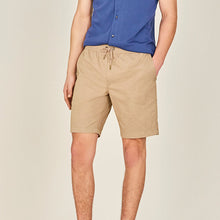 Load image into Gallery viewer, Stone Elasticated Comfort Waist Cotton Shorts With Stretch - Allsport
