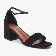 Load image into Gallery viewer, Black Forever Comfort® Simple Block Heel Sandals - Allsport
