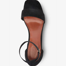 Load image into Gallery viewer, Black Forever Comfort® Simple Block Heel Sandals - Allsport
