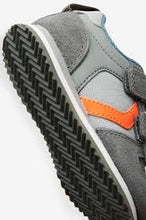 Load image into Gallery viewer, Grey Double Strap Trainers - Allsport
