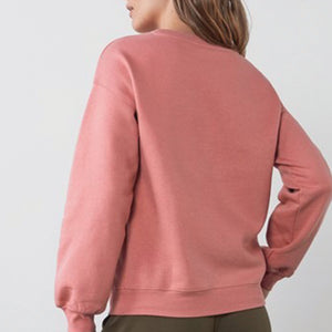 Pink Embellished Star Graphic Sweatshirt - Allsport