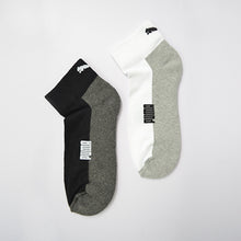 Load image into Gallery viewer, Mens cus.2 pk sock blk-wh - Allsport
