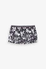 Load image into Gallery viewer, Charcoal Floral Cotton Short Set - Allsport
