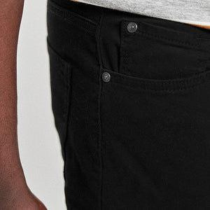 Black Slim Fit Motion Flex Soft Touch Trousers - Allsport