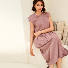 Load image into Gallery viewer, Mauve Purple T-Shirt Dress - Allsport
