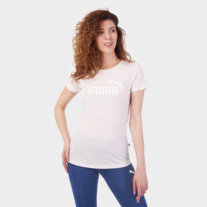 ESS+ Logo Heather Tee Rosewater - Allsport