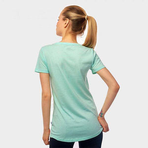 ESS+ Logo Heather Tee Mist Green - Allsport