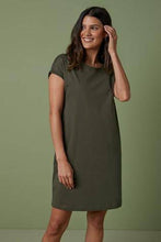 Load image into Gallery viewer, Khaki Relaxed Capped Sleeve Tunic - Allsport
