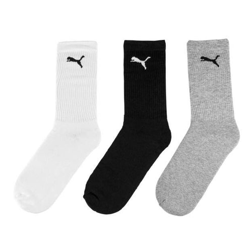 Mens 3pk Tennis Sock WHITE GREY SOCKS - Allsport