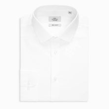 Load image into Gallery viewer, White Skinny Fit Cotton Shirt - Allsport
