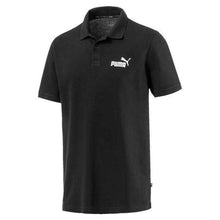 Load image into Gallery viewer, ESS Pique Polo Cotton Black POLO SHIRT - Allsport
