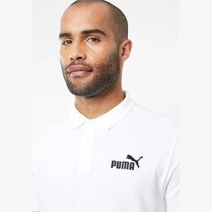 ESS Pique Polo Puma White POLO SHIRT - Allsport