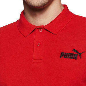 ESS Pique Polo Puma Red POLO SHIRT - Allsport