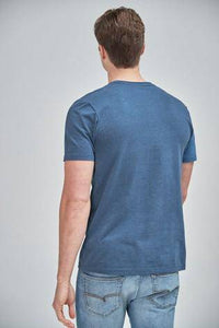 Blue Soft Touch Graphic Regular Fit T-Shirt - Allsport