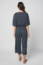 Load image into Gallery viewer, Navy/White Wrap Jumpsuit - Allsport
