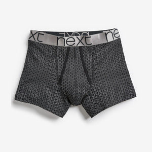 Black /Silver Pattern A-Fronts Four Pack - Allsport
