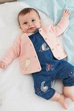 Load image into Gallery viewer, DUNGAREE FW DEN EMB (0MTH-18MTHS) - Allsport
